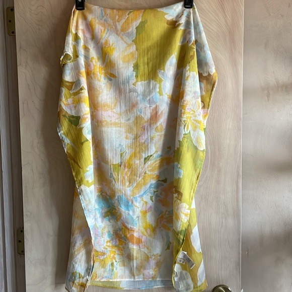 Soft Surroundings Floral Scarf 100% Cotton NWT - Picture 6 of 12